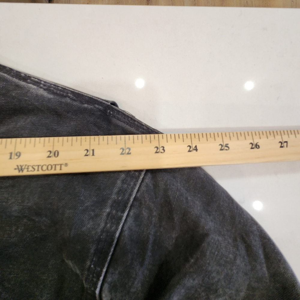 Vintage Carhartt Sherpa-Lined Ridge Jacket Canvas Faded Black C61 DKB Men’s 2XL - Picture 9 of 15
